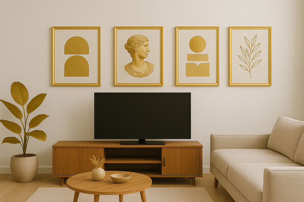 Gold Masterpiece Wall Art Bundle